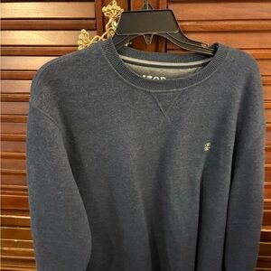 Izod Men's Navy Crewneck Sweater